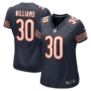 Women's Chicago Bears Joejuan Williams Nike Navy Game Jersey