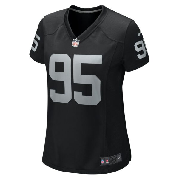 Women’s Las Vegas Raiders John Jenkins Nike Black Game Jersey