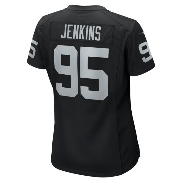 Women’s Las Vegas Raiders John Jenkins Nike Black Game Jersey