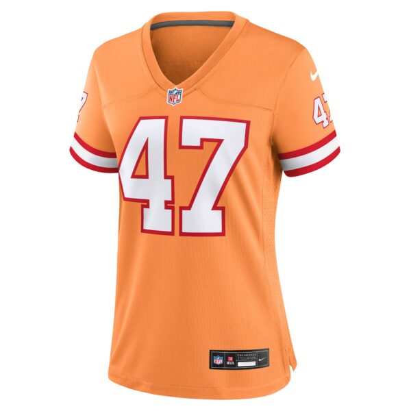 Women’s Tampa Bay Buccaneers John Lynch Nike Orange Throwback Game Jersey