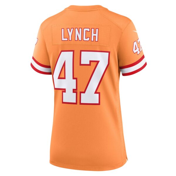 Women’s Tampa Bay Buccaneers John Lynch Nike Orange Throwback Game Jersey