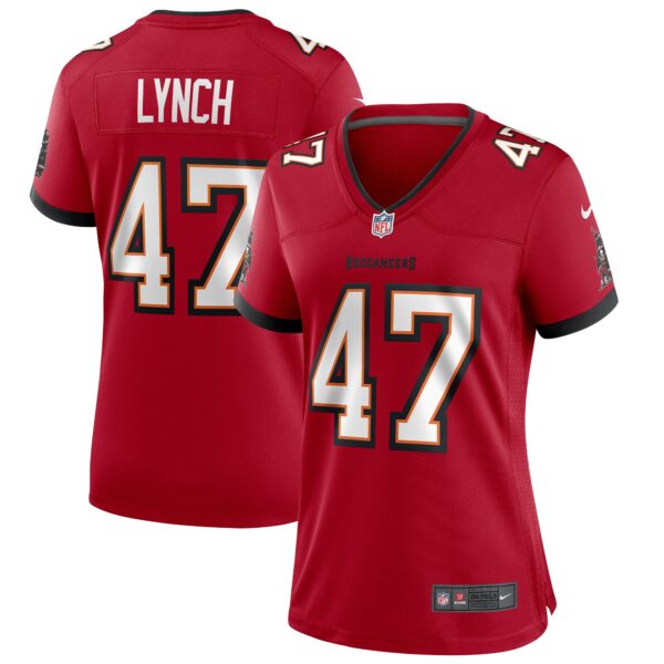 Women’s Tampa Bay Buccaneers John Lynch Nike Red Game Retired Player Jersey