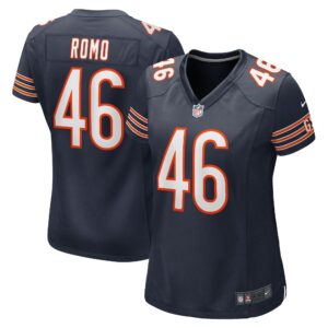 Women's Chicago Bears John Parker Romo Nike Navy Team Game Jersey