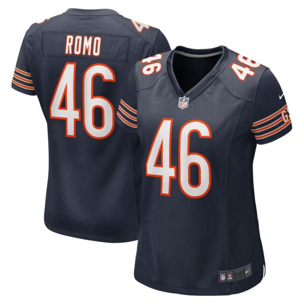 Women’s Chicago Bears John Parker Romo Nike Navy Team Game Jersey