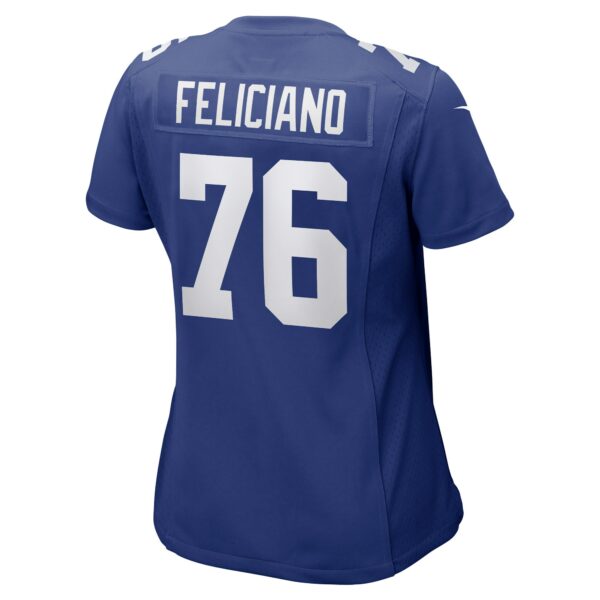 Women’s New York Giants Jon Feliciano Nike Royal Game Player Jersey