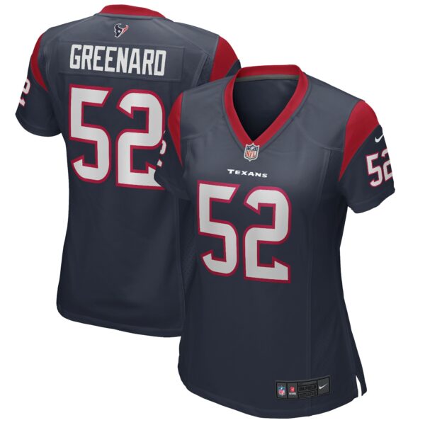 Women’s Houston Texans Jonathan Greenard Nike Navy Game Jersey