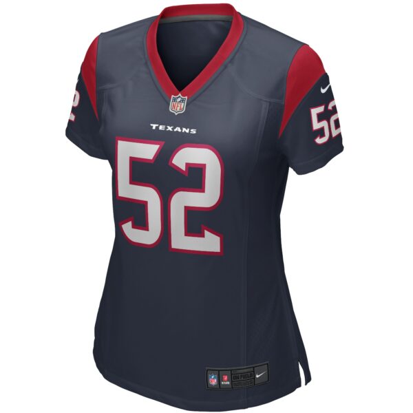 Women’s Houston Texans Jonathan Greenard Nike Navy Game Jersey