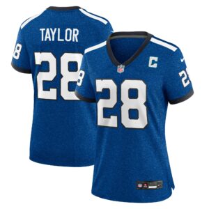 Women's Indianapolis Colts Jonathan Taylor Nike Blue Player Jersey