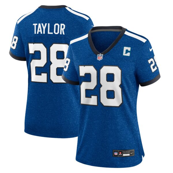 Women’s Indianapolis Colts Jonathan Taylor Nike Blue Player Jersey