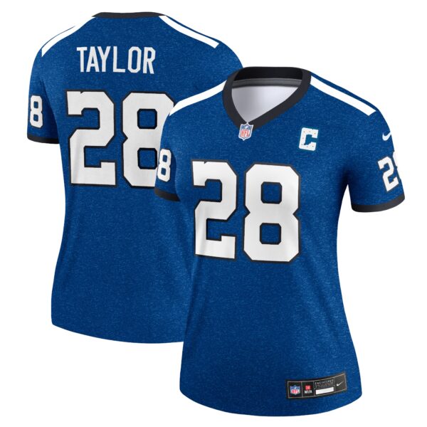 Women’s Indianapolis Colts Jonathan Taylor Nike Royal Alternate Legend Jersey