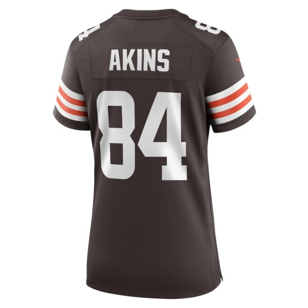 Women’s Cleveland Browns Jordan Akins Nike Brown Game Player Jersey