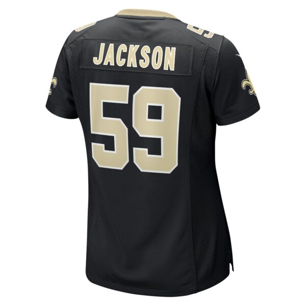 Women’s New Orleans Saints Jordan Jackson Nike Black Game Player Jersey