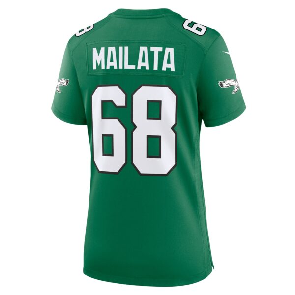 Women’s Philadelphia Eagles Jordan Mailata Nike Kelly Green Alternate Game Jersey