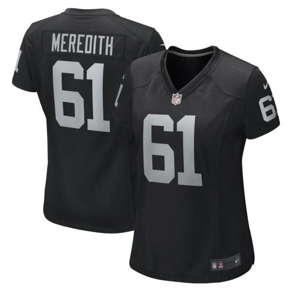 Women’s Las Vegas Raiders Jordan Meredith Nike Black Game Player Jersey