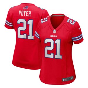 Women's Buffalo Bills Jordan Poyer Nike Red Player Jersey