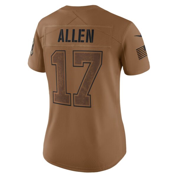 Women’s Buffalo Bills Josh Allen Nike Brown 2023 Salute To Service Limited Jersey