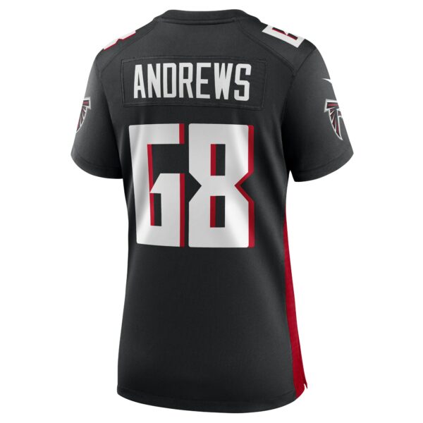 Women’s Atlanta Falcons Josh Andrews Nike Black Game Player Jersey