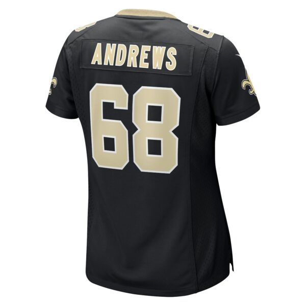 Women’s New Orleans Saints Josh Andrews Nike Black Game Player Jersey