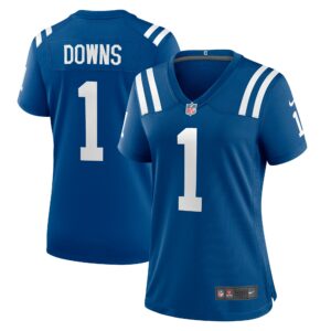 Women's Indianapolis Colts Josh Downs Nike Royal Team Game Jersey