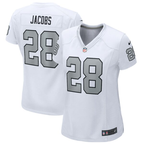 Women’s Las Vegas Raiders Josh Jacobs Nike White Alternate Game Player Jersey