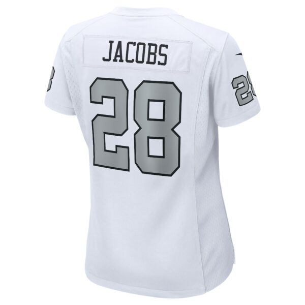 Women’s Las Vegas Raiders Josh Jacobs Nike White Alternate Game Player Jersey