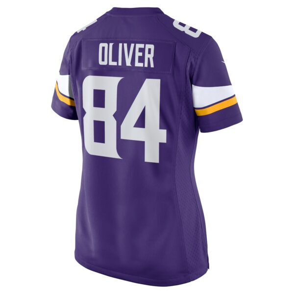 Women’s Minnesota Vikings Josh Oliver Nike Purple Game Player Jersey