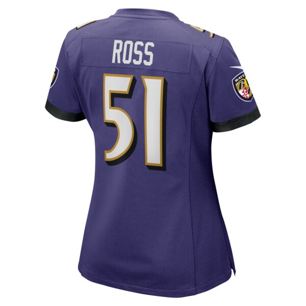 Women’s Baltimore Ravens Josh Ross Nike Purple Game Player Jersey