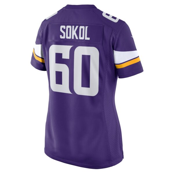 Women’s Minnesota Vikings Josh Sokol Nike Purple Home Game Player Jersey