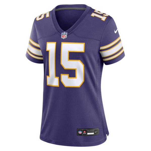 Women’s Minnesota Vikings Joshua Dobbs Nike Purple Alternate Game Jersey