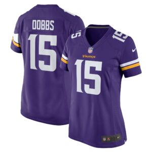 Women's Minnesota Vikings Joshua Dobbs Nike Purple Game Jersey