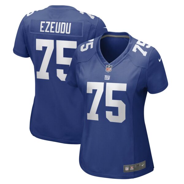 Women’s New York Giants Joshua Ezeudu Nike Royal Game Player Jersey