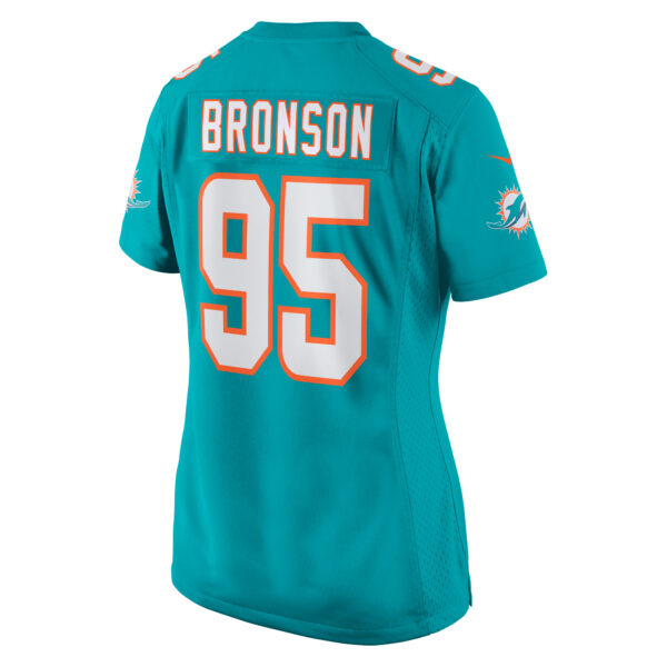 Women’s Miami Dolphins Josiah Bronson Nike Aqua Home Game Player Jersey