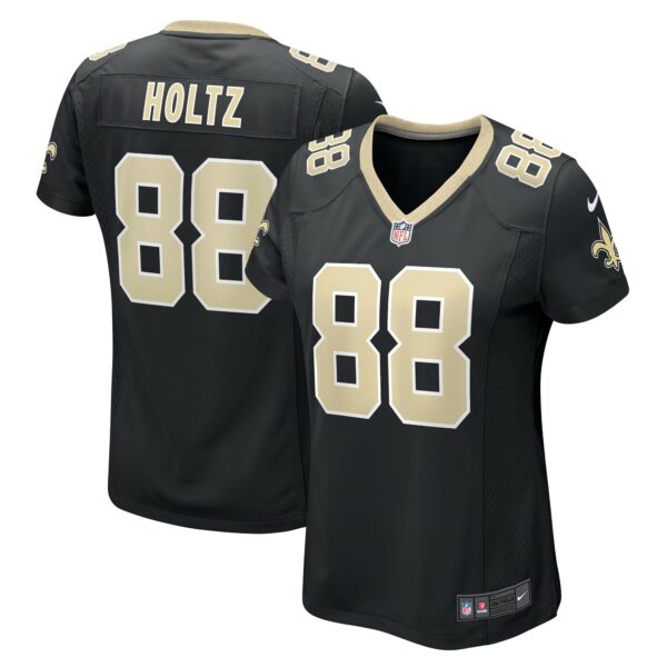 Women’s New Orleans Saints J.P. Holtz Nike Black Game Player Jersey