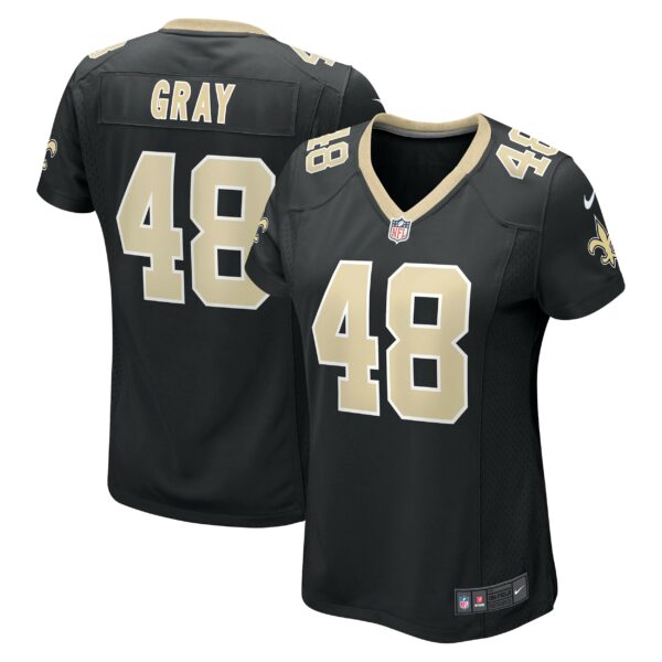 Women’s New Orleans Saints J.T. Gray Nike Black Game Jersey