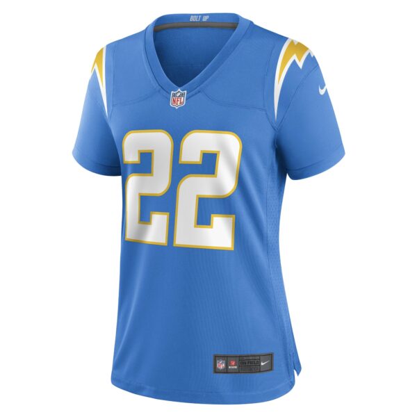 Women’s Los Angeles Chargers JT Woods Nike Powder Blue Game Player Jersey