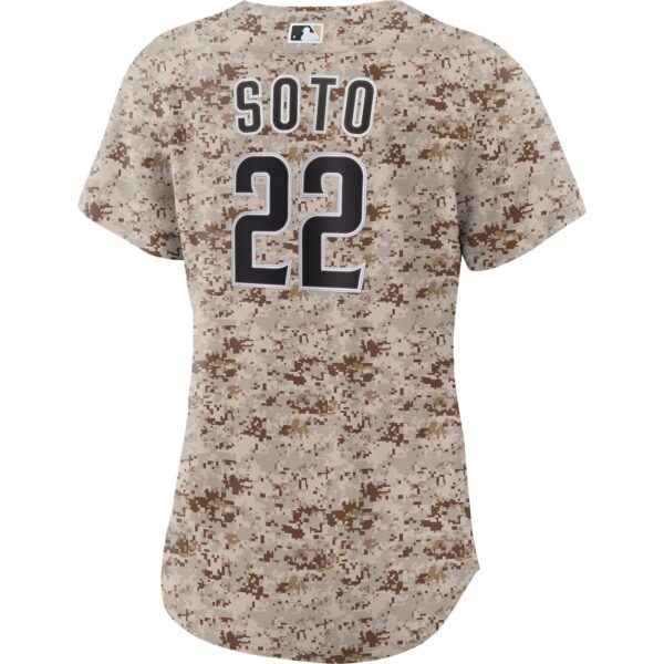 Women’s San Diego Padres Juan Soto Nike Camo USMC Alternate Replica Player Jersey