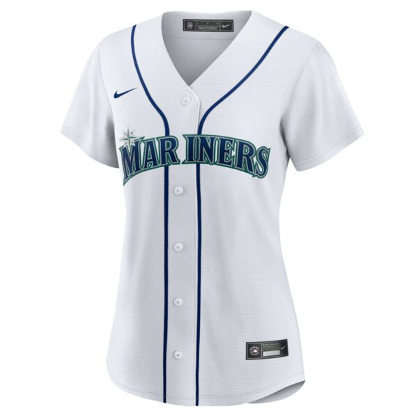 Women’s Seattle Mariners Julio Rodriguez Nike White Home Replica Player Jersey