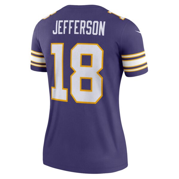 Women’s Minnesota Vikings Justin Jefferson Nike Purple Alternate Legend Jersey