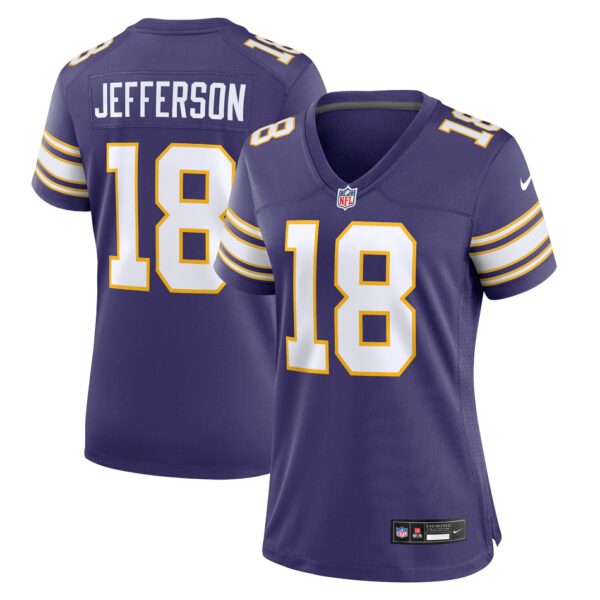 Women’s Minnesota Vikings Justin Jefferson Nike Purple Player Jersey