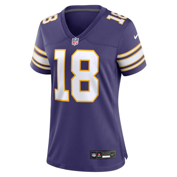 Women’s Minnesota Vikings Justin Jefferson Nike Purple Player Jersey