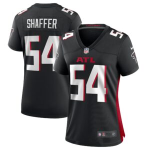 Women's Atlanta Falcons Justin Shaffer Nike Black Game Jersey