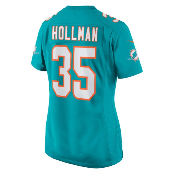 Women’s Miami Dolphins Ka’Dar Hollman Nike Aqua Home Game Player Jersey