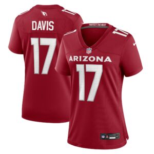 Women's Arizona Cardinals Kaden Davis Nike Cardinal Team Game Jersey