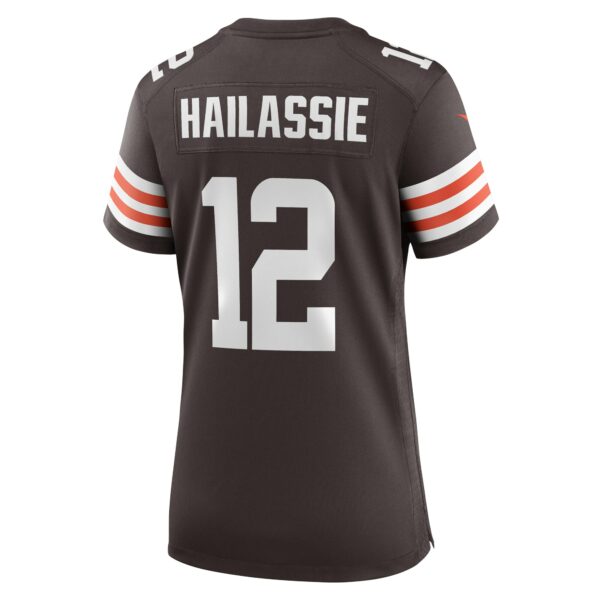 Women’s Cleveland Browns Kahlef Hailassie Nike Brown Team Game Jersey