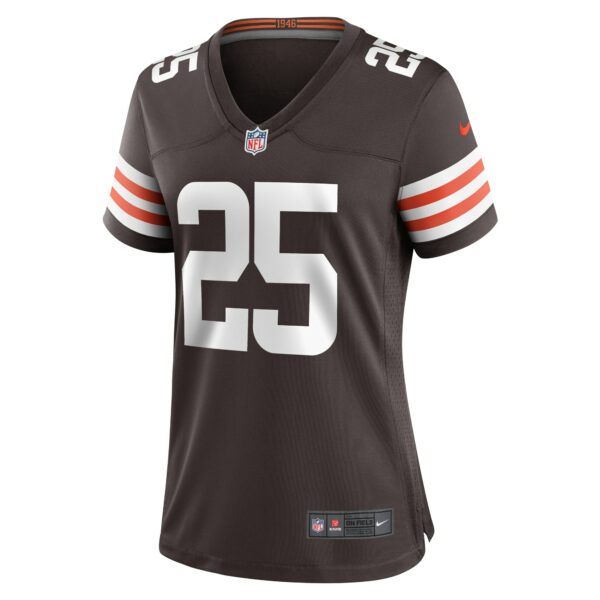 Women’s Cleveland Browns Kahlef Hailassie Nike Brown Team Game Jersey