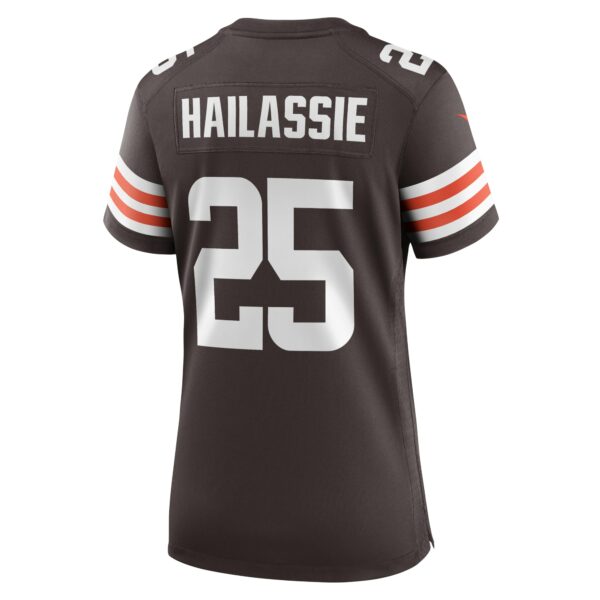 Women’s Cleveland Browns Kahlef Hailassie Nike Brown Team Game Jersey