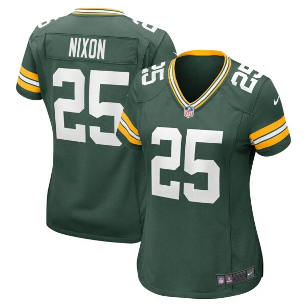 Women’s Green Bay Packers Keisean Nixon Nike Green Player Game Jersey