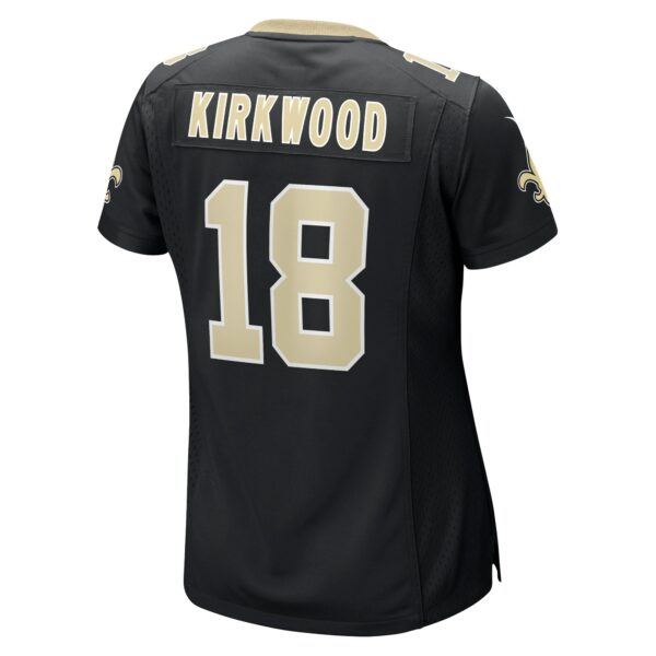 Women’s New Orleans Saints Keith Kirkwood Nike Black Team Game Jersey