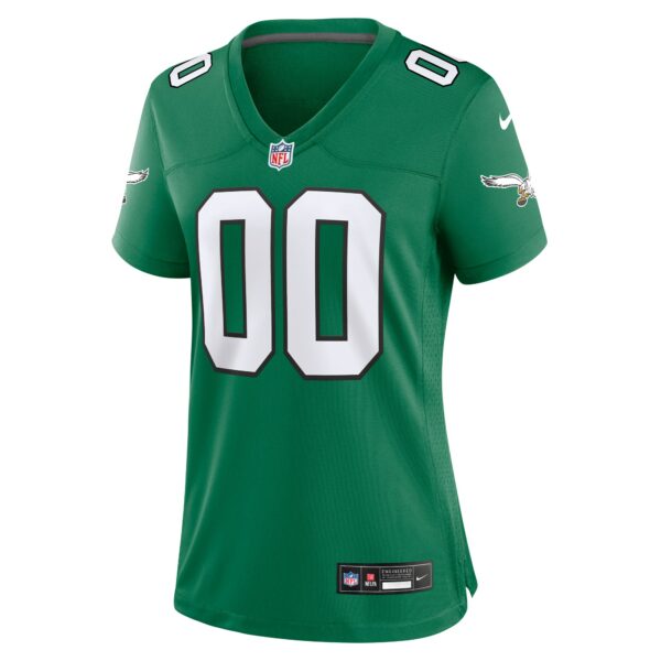 Women’s Philadelphia Eagles Nike Kelly Green Alternate Custom Game Jersey