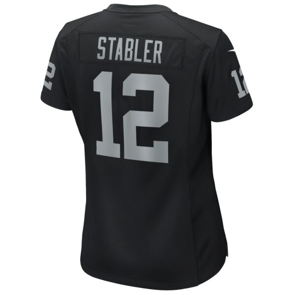 Women’s Las Vegas Raiders Ken Stabler Nike Black Game Retired Player Jersey